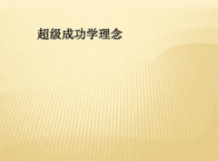鉴于超级成功学内容对成功观念的把握
